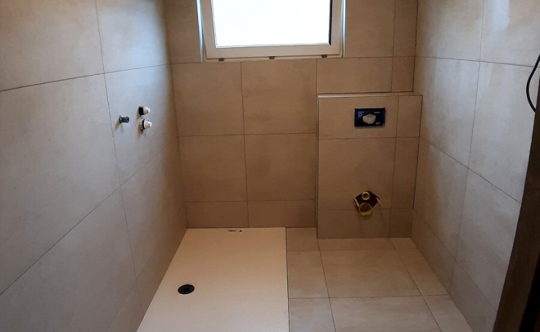 badkamerrenovatie met douche